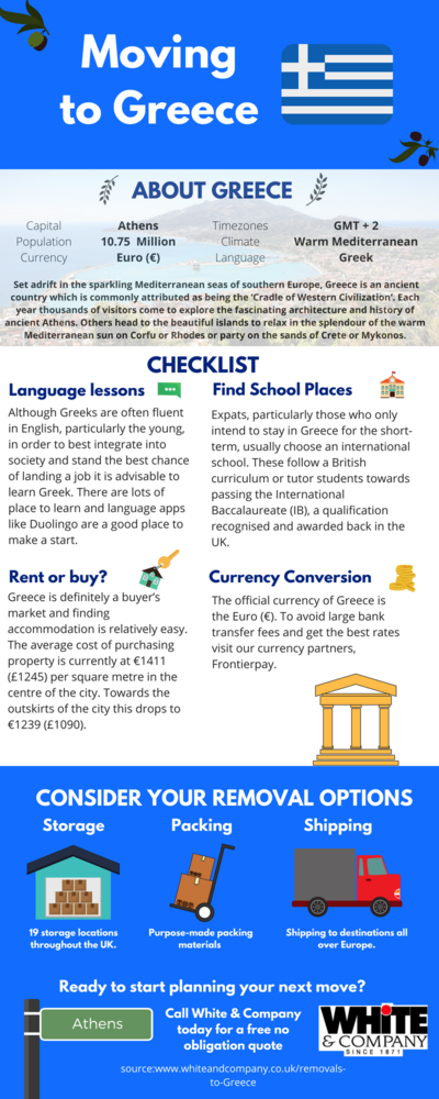 Removals to Greece Infographic