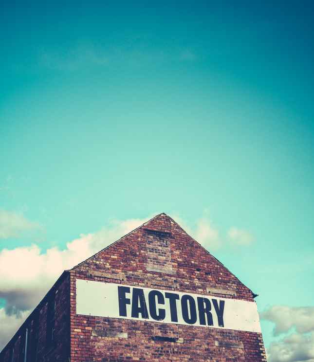 Red Brick Factory Building