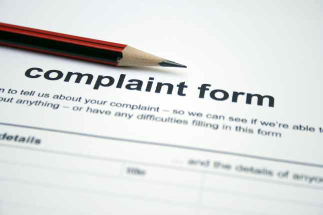 complaint form