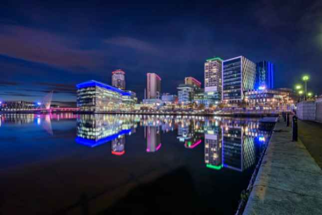 Media city Manchester England