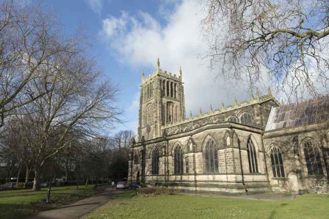 exterior of All Saints Parish Church, Loughborough, 