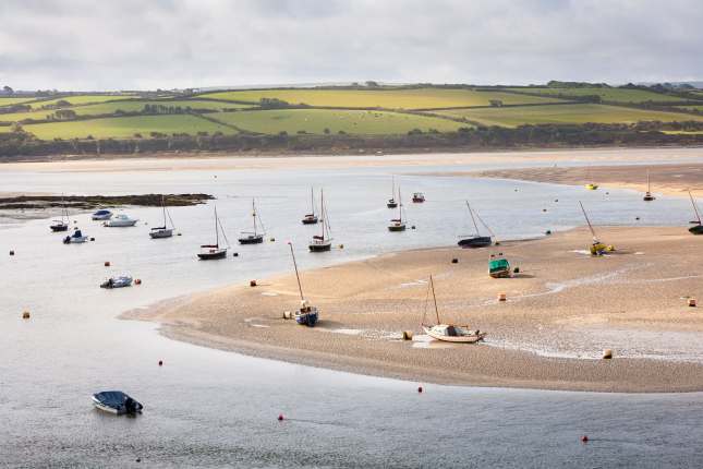 Boats on River Camel