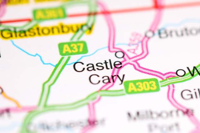 Castle Cary on map
