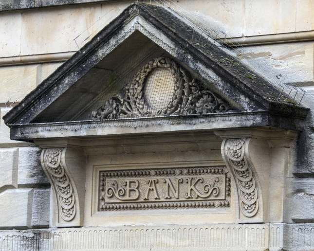 Bank Sign, Shepton Mallet, Somerset