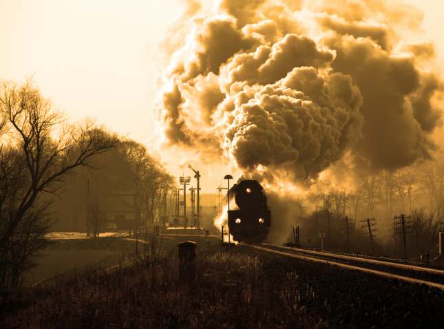 Retro Steam Train