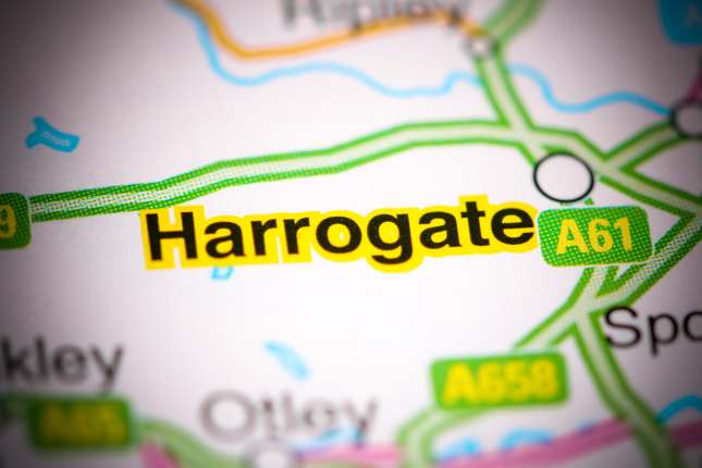 Harrogate on map