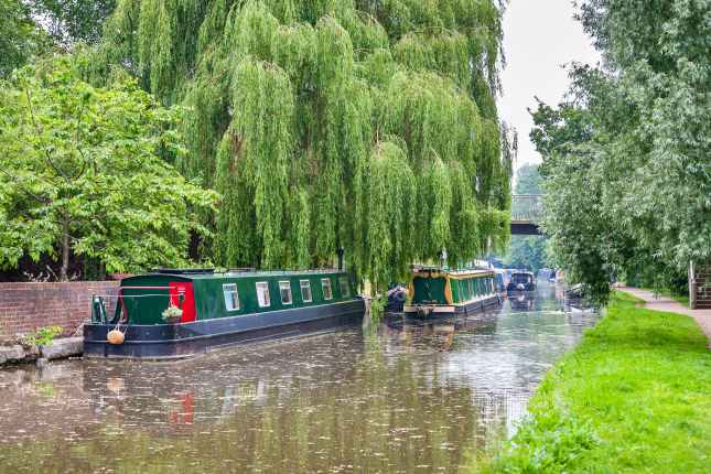 Boats on Oxford canal