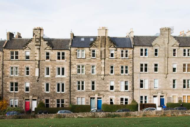 Houses at Holyrood Park, Edinburgh