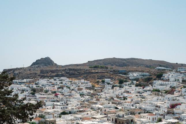 Homes in Lindos Greece