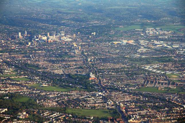 Aerial view of Croydon