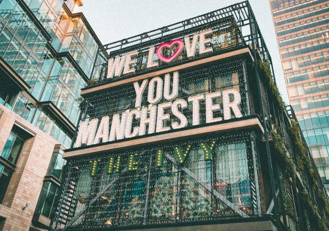 We Love Manchester Sign