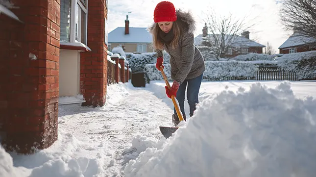 6. Clear and Salt Walkways in Icy Conditions