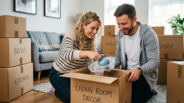 Arriving at Your New Home The Unloading Begins